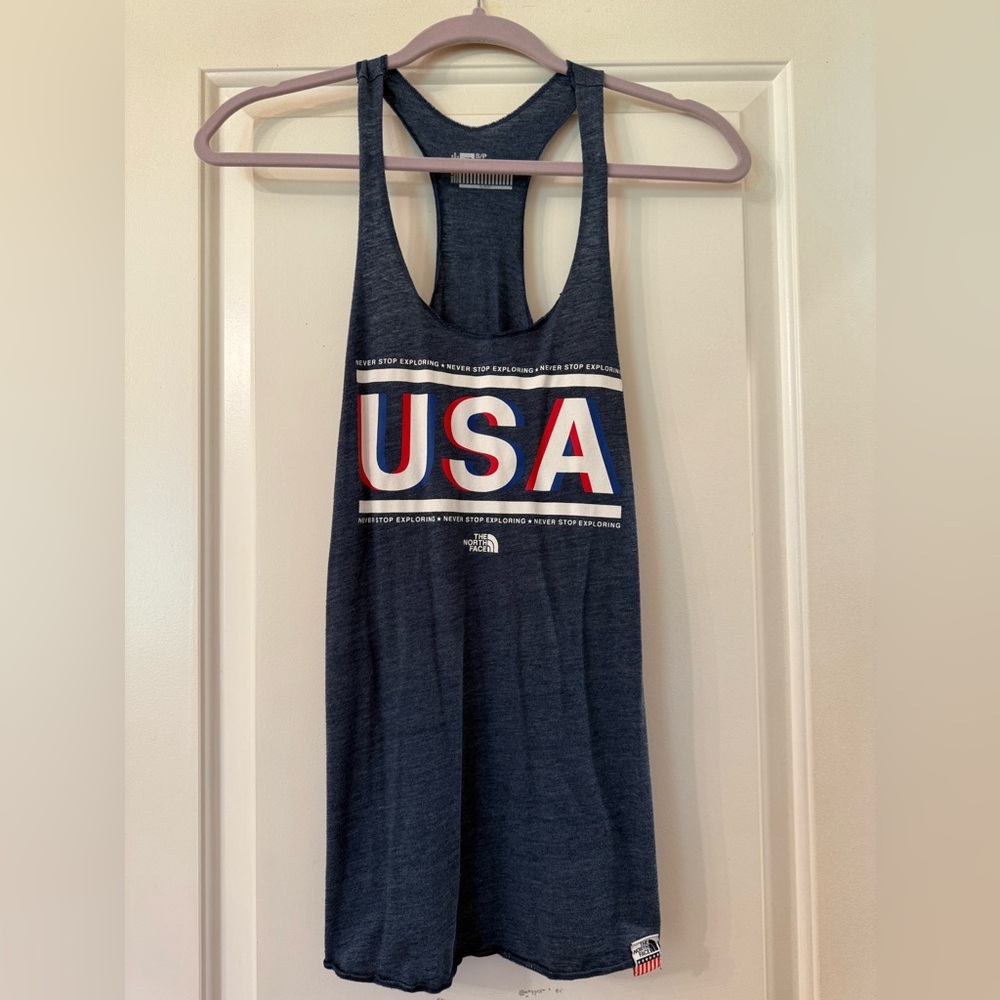 The North Face Women's Blue Tank Top
